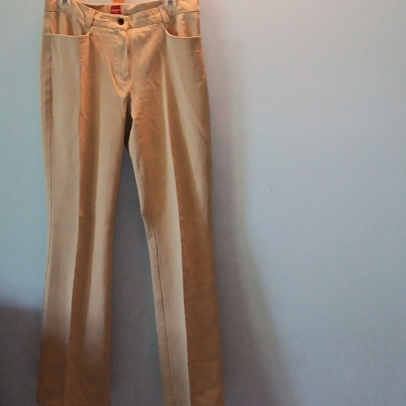 Olsen Europe Lisa Tan Pants EUC - Picture 5 of 10